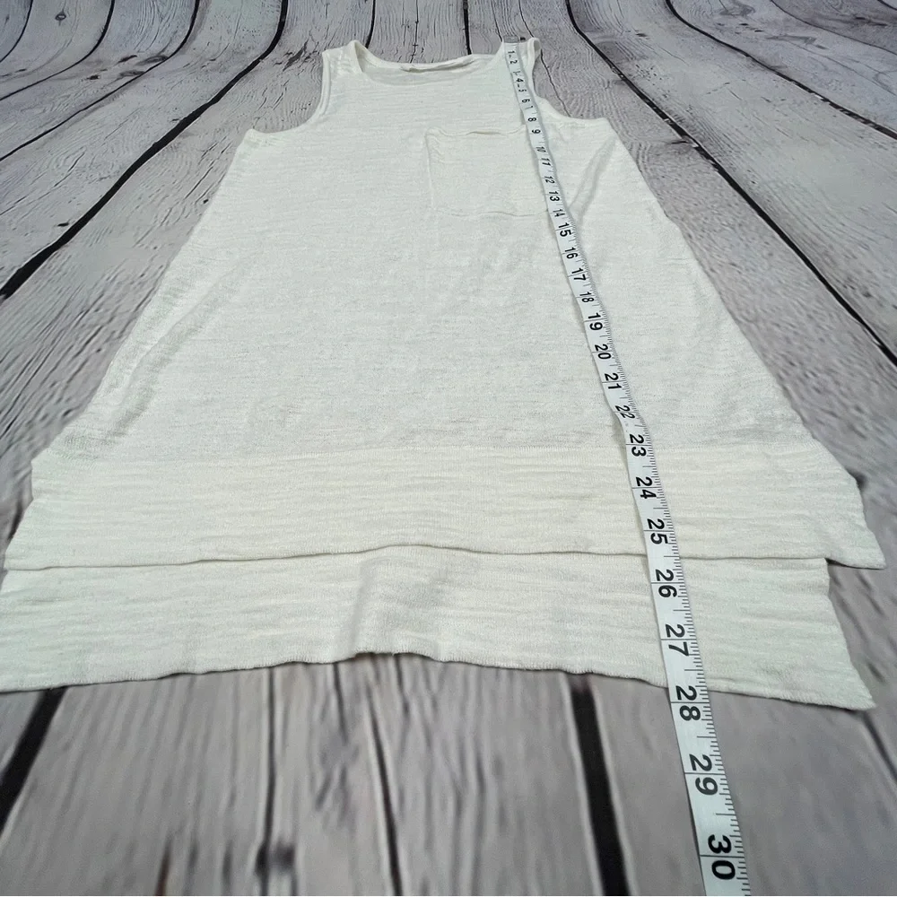 ATHLETA Maven cream beige cotton linen blend lightweight tank top, size XXS - Picture 11 of 14